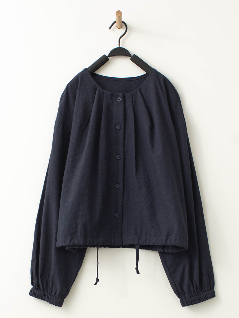 抓褶抽繩短外套壓褶格紋雪紡綁帶洋裝組合