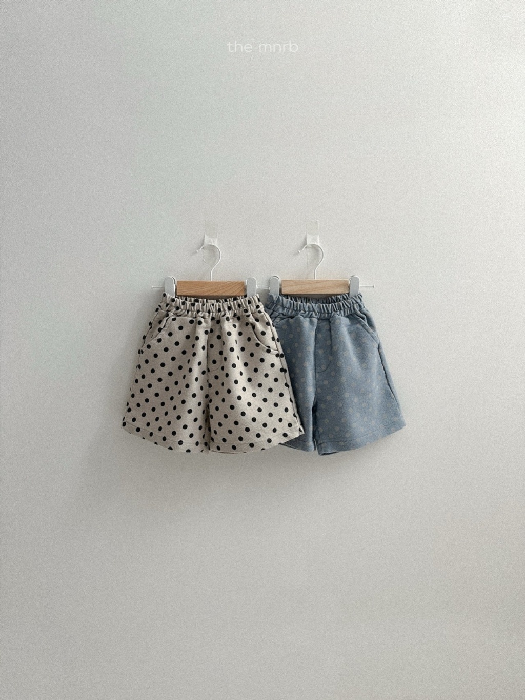 正韓春minirobe 兩色清新點點褲