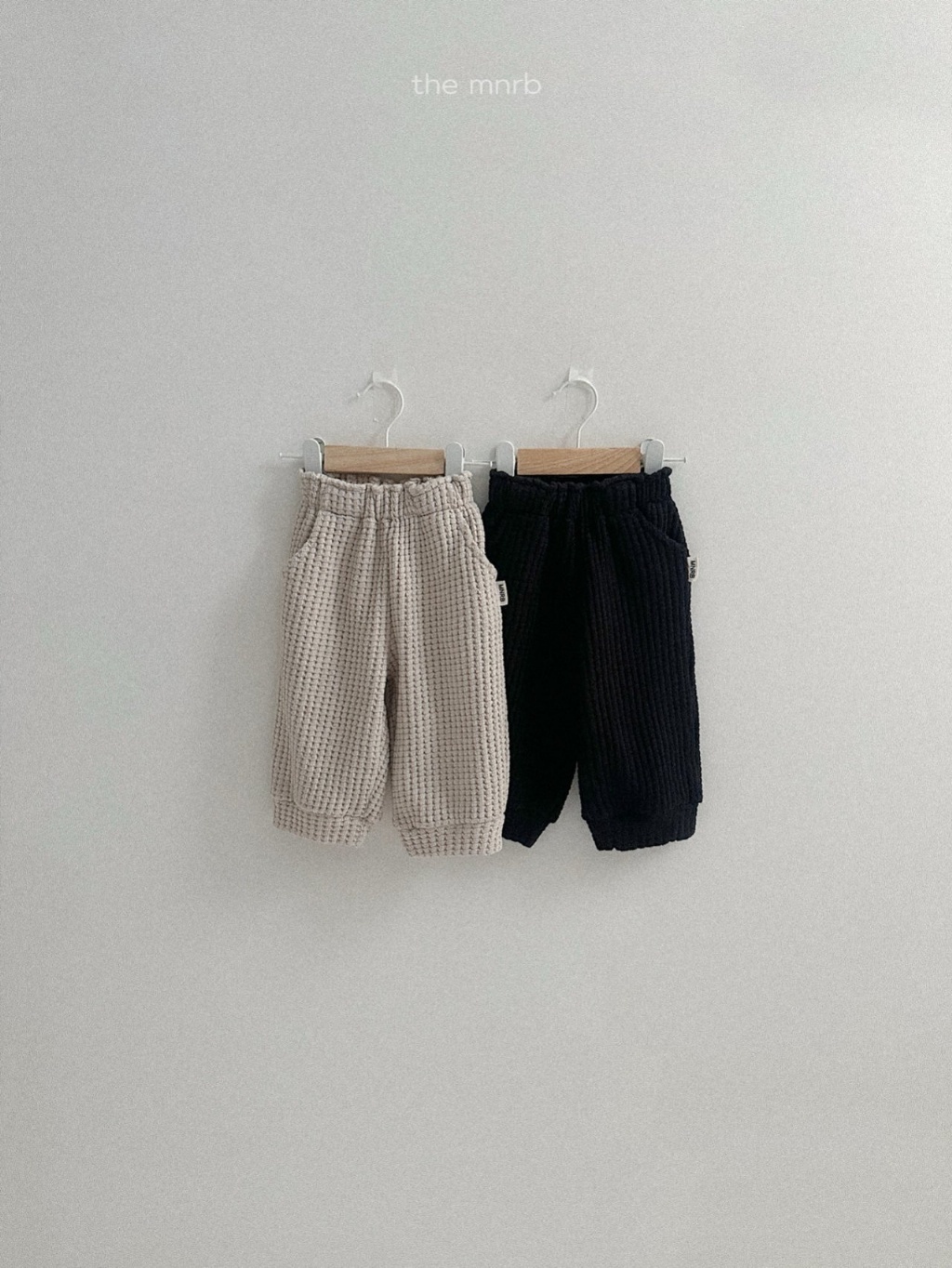 正韓春minirobe 兩色泡泡豆腐褲