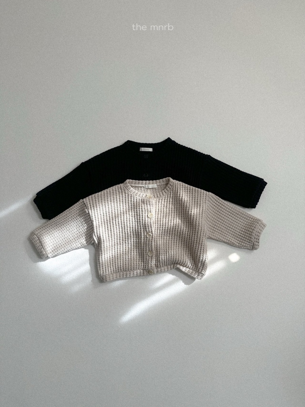 正韓春minirobe 兩純棉色泡泡豆腐外套