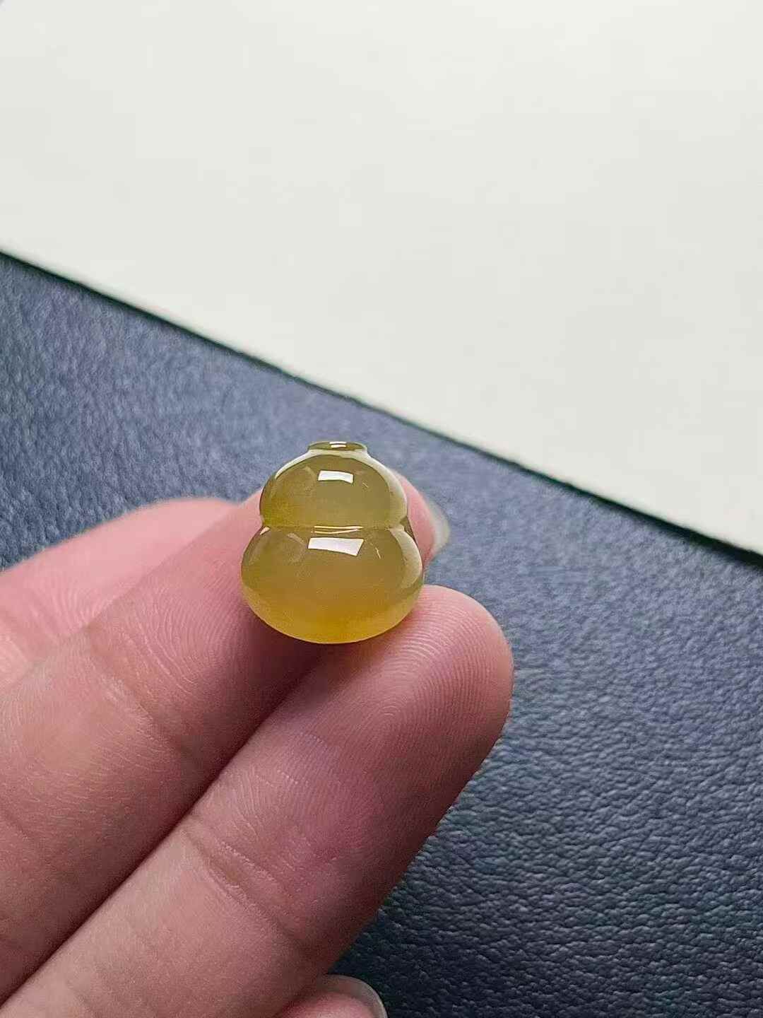 118314 翡翠黃翡葫蘆,天然翡翠A玉, 緬甸玉, Jade, Jadeite