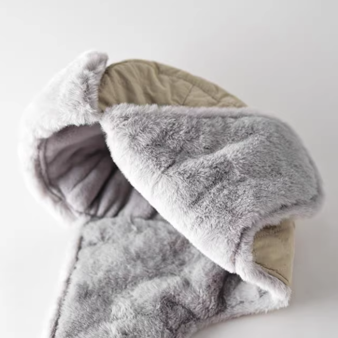 菱格紋 x 翻簷｜機能保暖飛行帽【HTPC71】