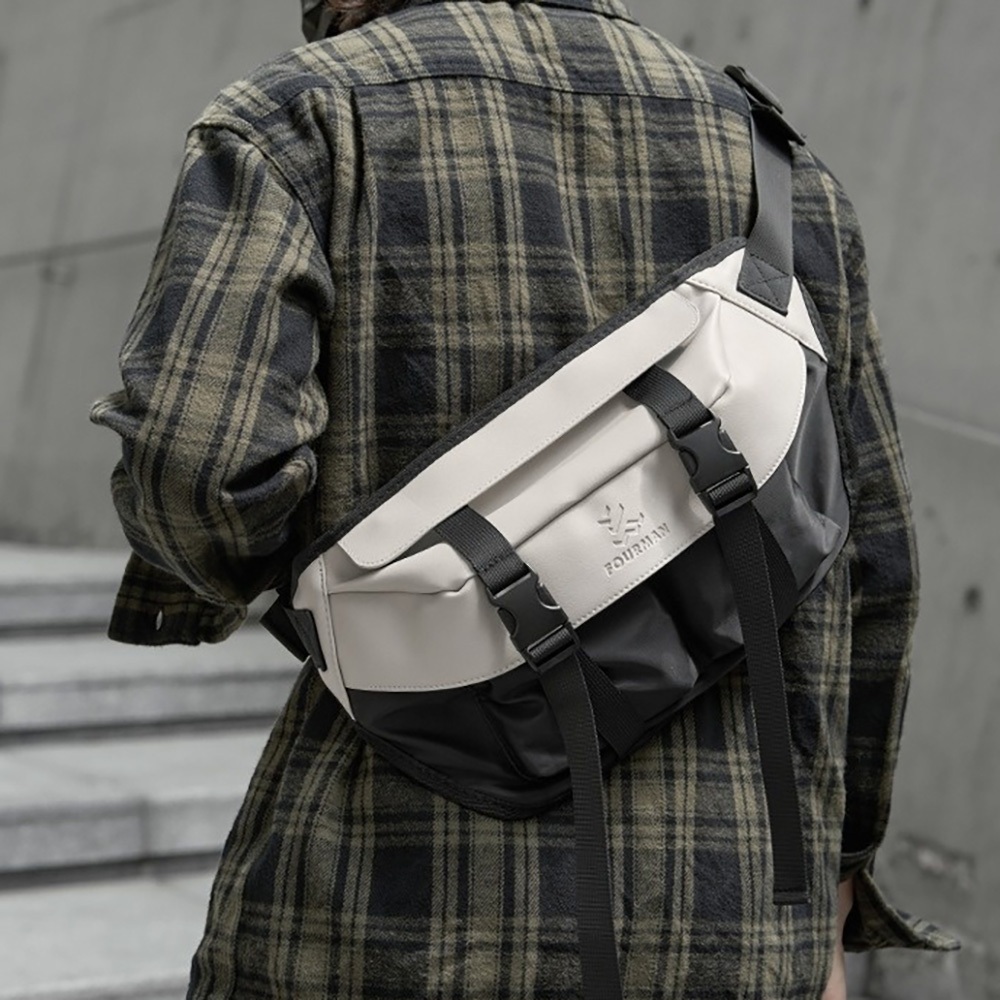 胸包 男生胸包 包包 防水胸包 休閒胸包 運動胸包 機能包 大容量包包 斜背胸包 胸前包 多功能胸包 工裝包 475