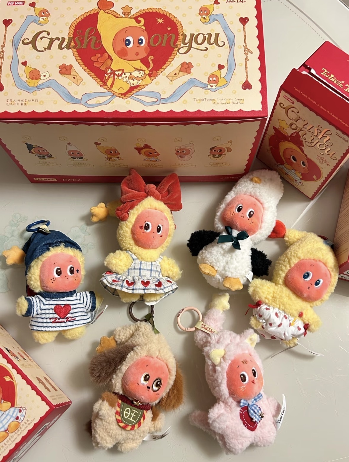 （現貨）POP MART 星星人 怦然星動系列 毛絨掛件盲盒 第5代