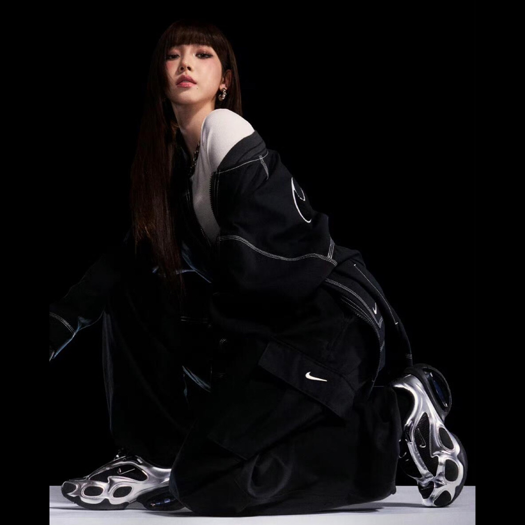 NIKE AIR MAX MUSE KARINA同款 柳智敏 金屬銀黑 復古 增高 老爹鞋 (女款)
