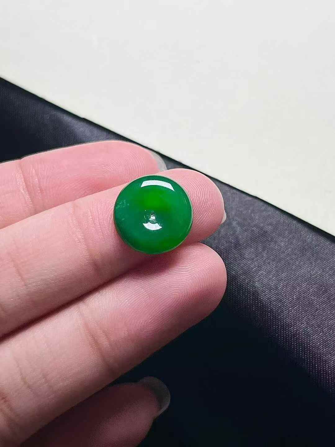118318 翡翠平安扣 (12.8mm直徑)