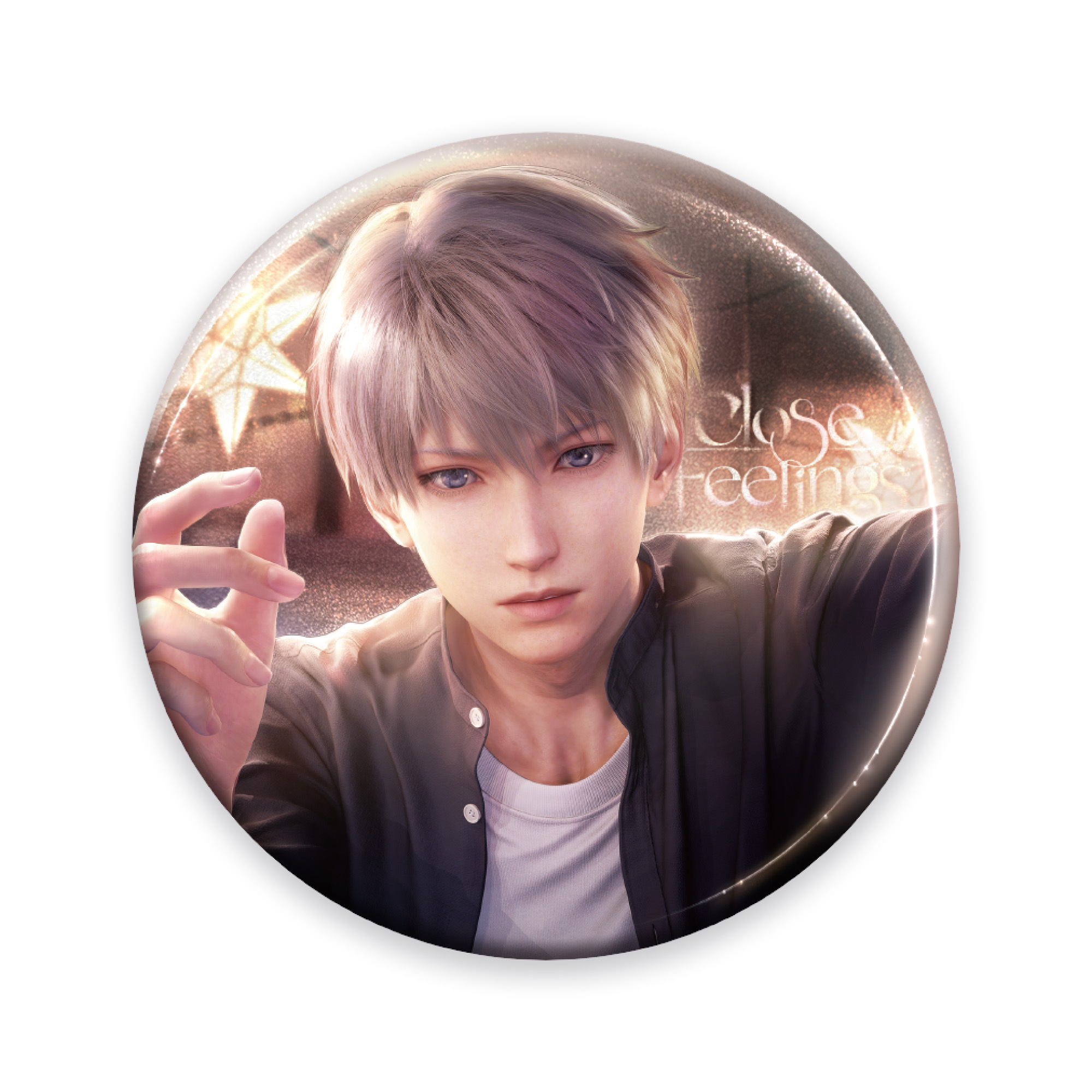 【漫節201】GA-9540《戀與深空》心緒定格系列馬口鐵徽章-沈星回款