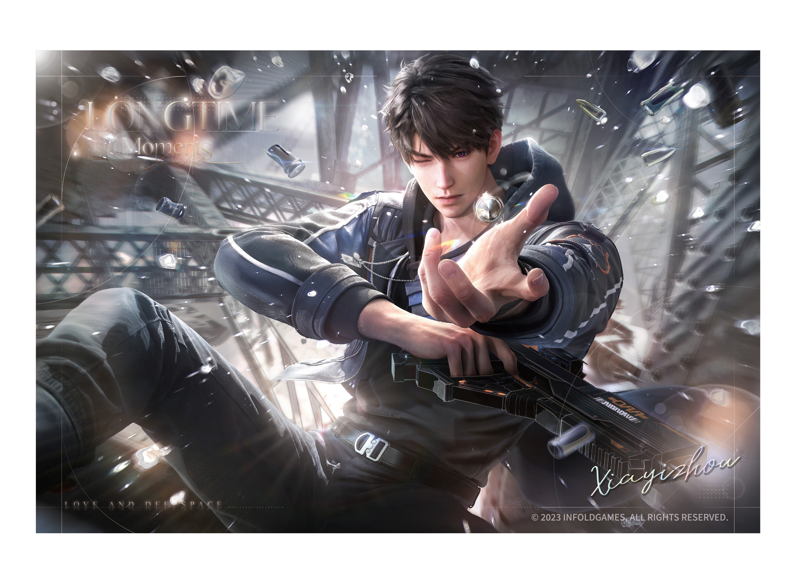 【漫節210】GA-9549《戀與深空》心緒定格系列無邊晶彩色紙-夏以晝款