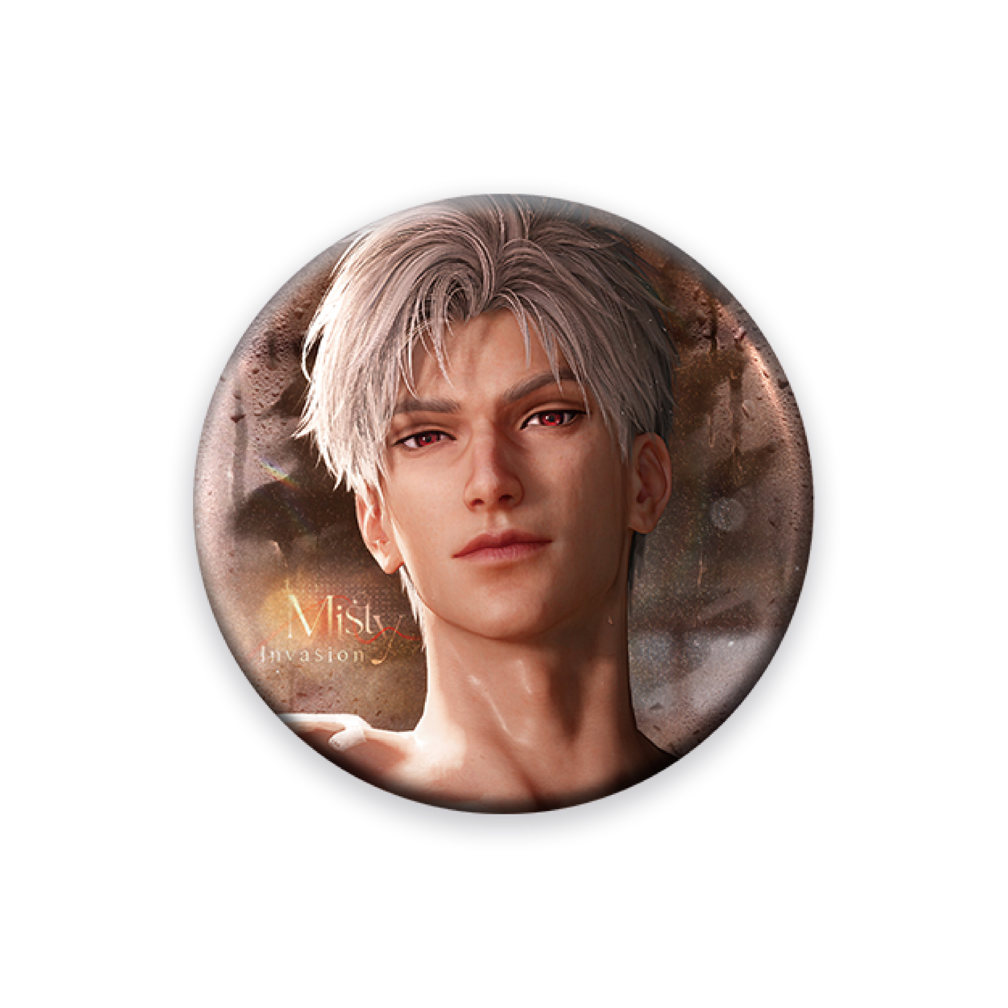 【漫節214】GA-9553《戀與深空》半透明侵占系列馬口鐵徽章-秦徹款