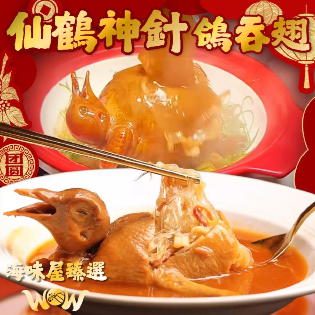 Z20871 仙鶴神針鴿吞翅✨