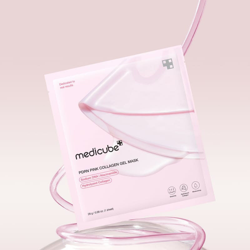 Medicube PDRN Pink Peptide Collagen Gel Mask, 4 sheets/box, 736667