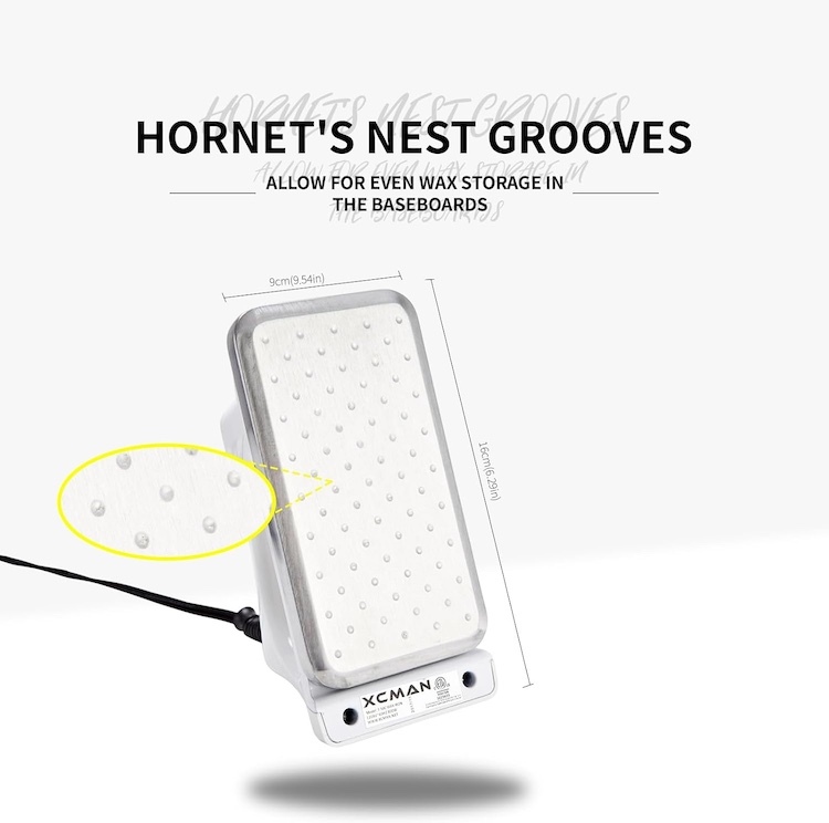 【XCMAN】打蠟專用熨斗T-50C_尺寸參考