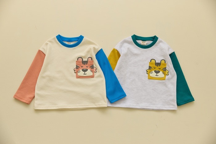 童趣老虎口袋上衣