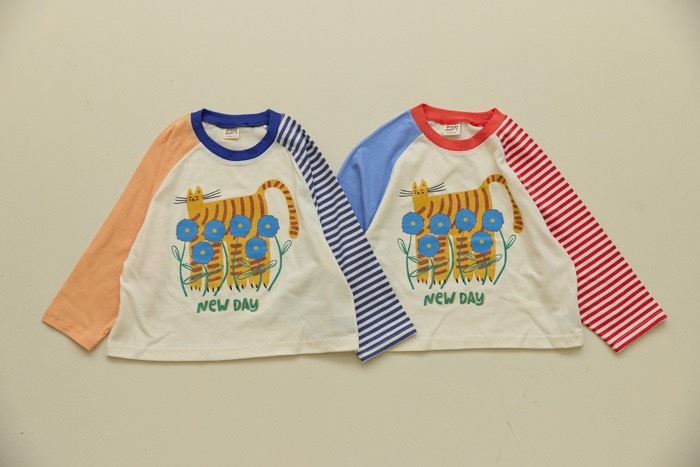 手繪風格老虎上衣