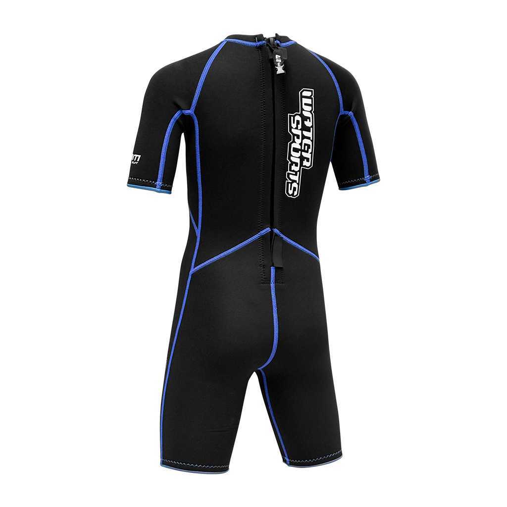 2mm 兒童 SCR 連身防寒衣 - 藍