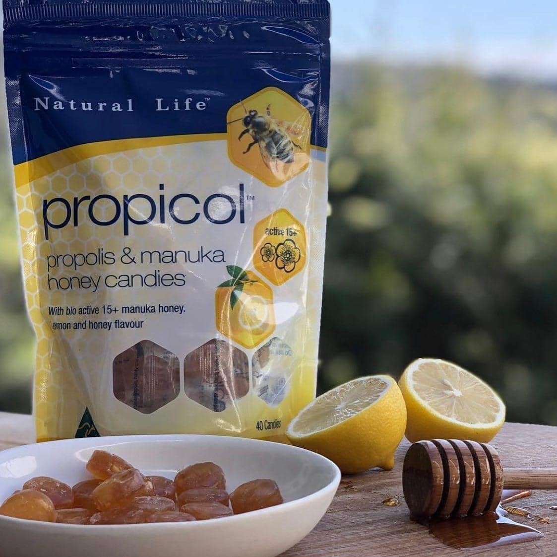 澳洲Natural Life麥蘆卡蜂蜜蜂膠潤喉糖