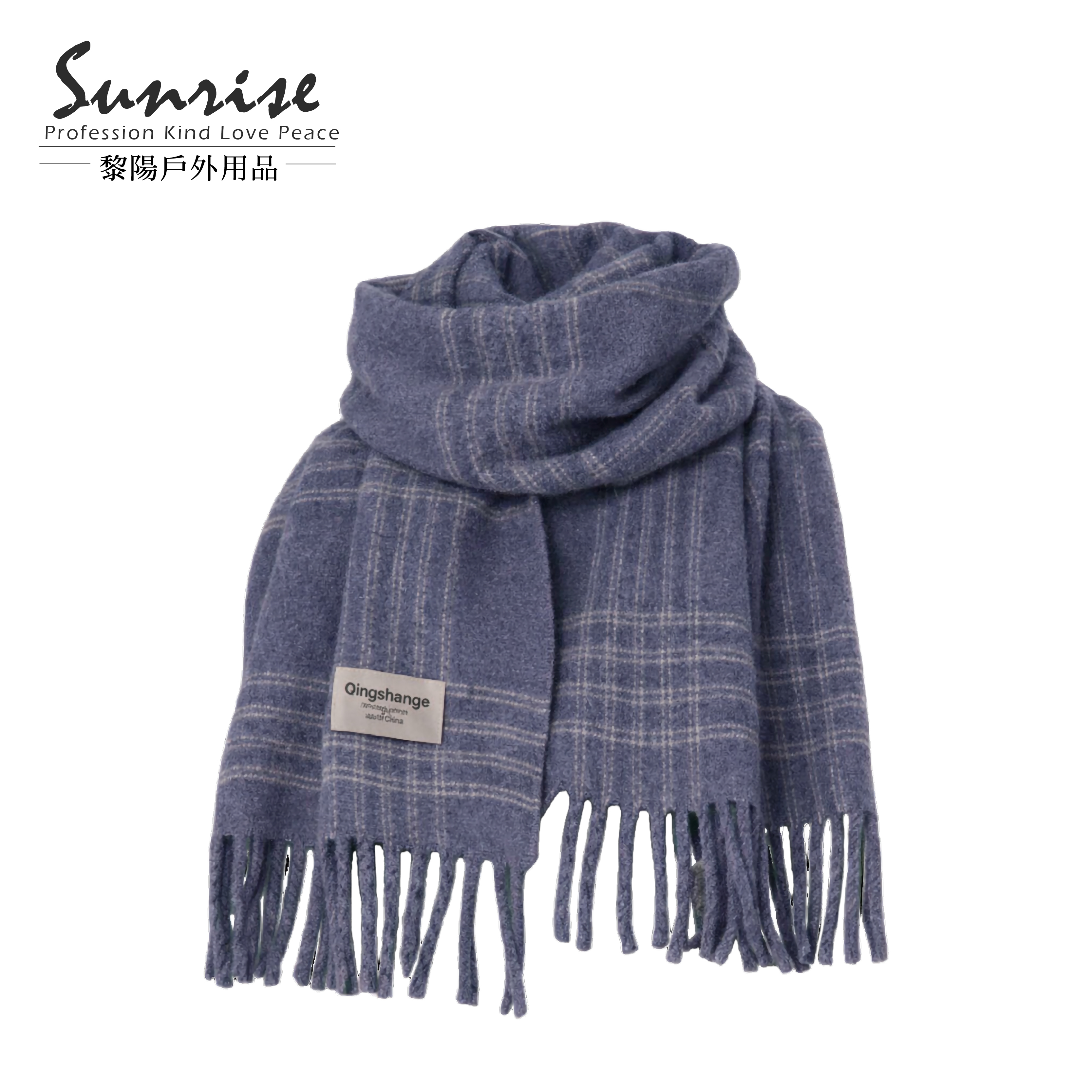 韓格羊毛天絲混仿披肩圍巾 (5色) 圍巾/保暖/圍脖/日常穿搭 43CC7008