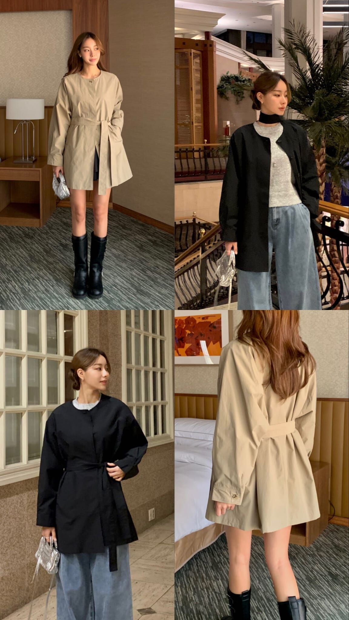 OB5426 單釦綁腰帶恤衫 *特價* (優惠碼同充值購物金不適用)