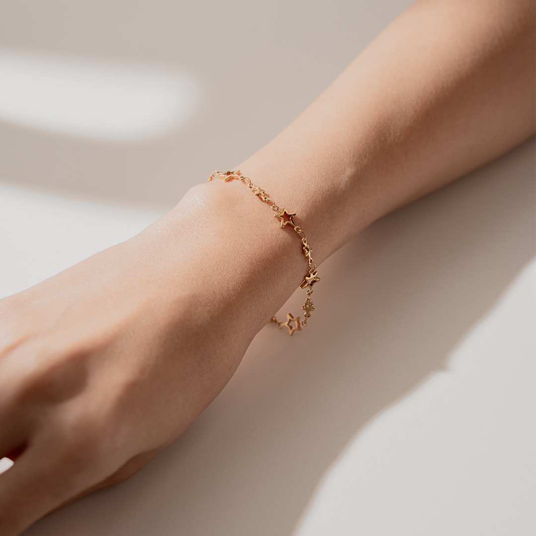 miramira自然｜璀璨星環手鍊C5737-金60548