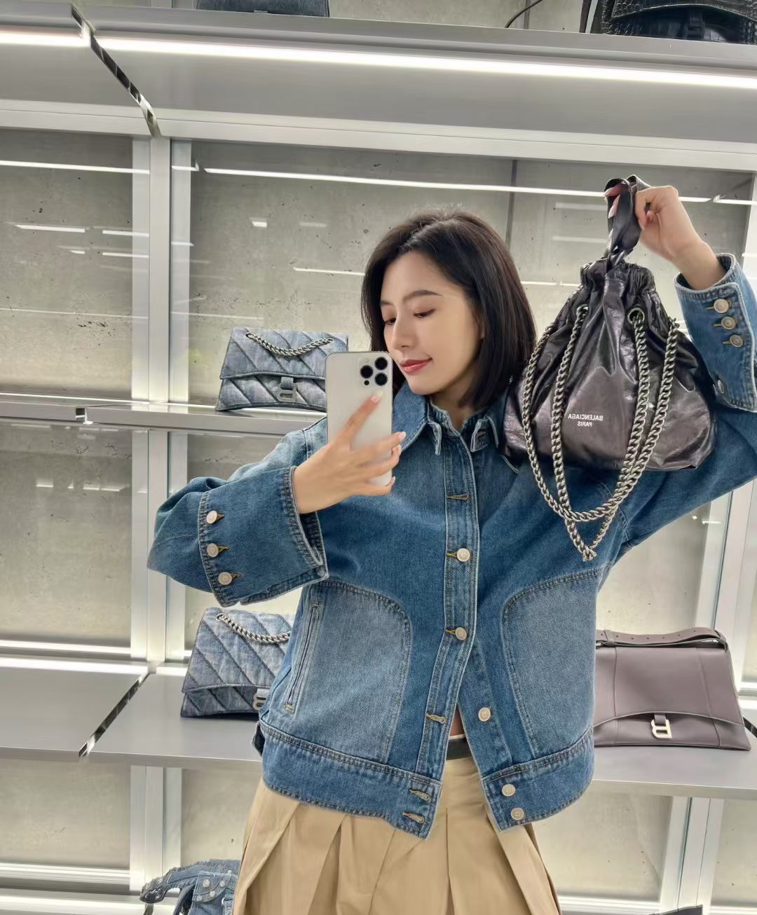 Outlet Balenciaga Small Tote Bag