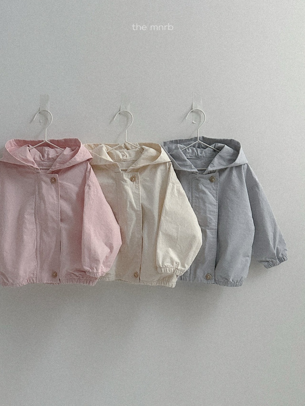 正韓春minirobe 三色連帽拉鍊外套