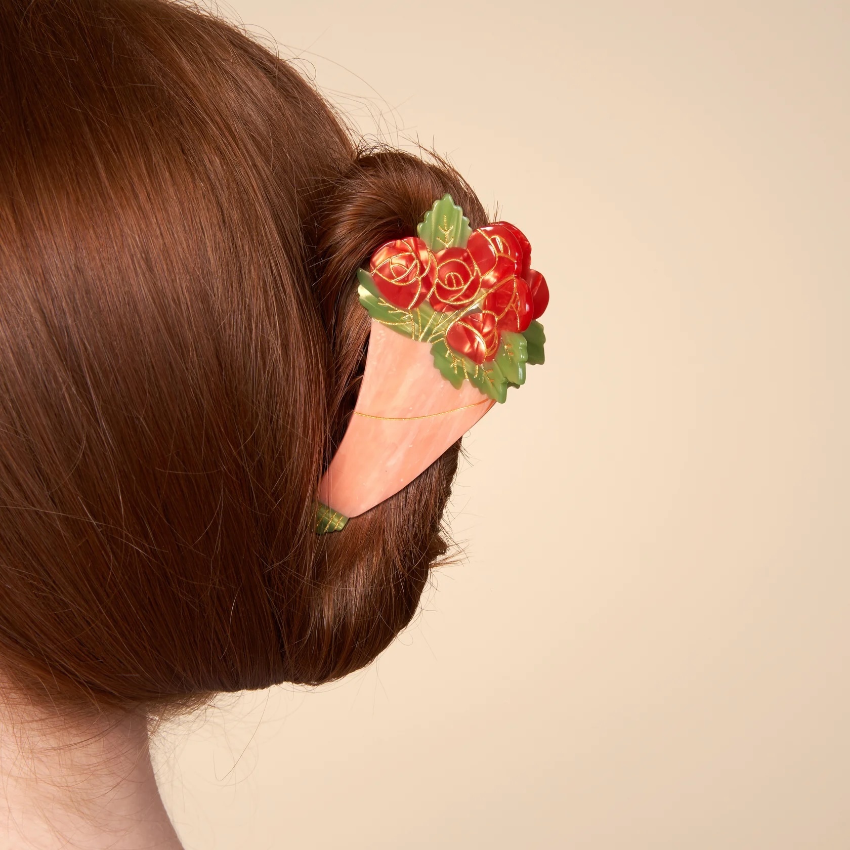ROSES BOUQUET HAIR CLAW｜Coucou Suzette