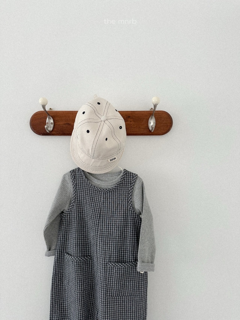 正韓春minirobe 兩色純棉雙口袋連身褲