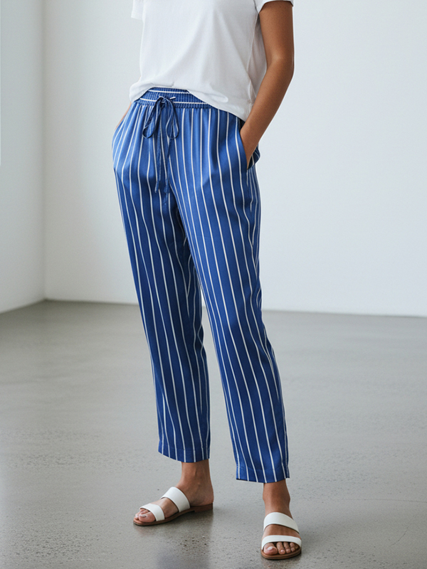 Semicouture 直條紋褲