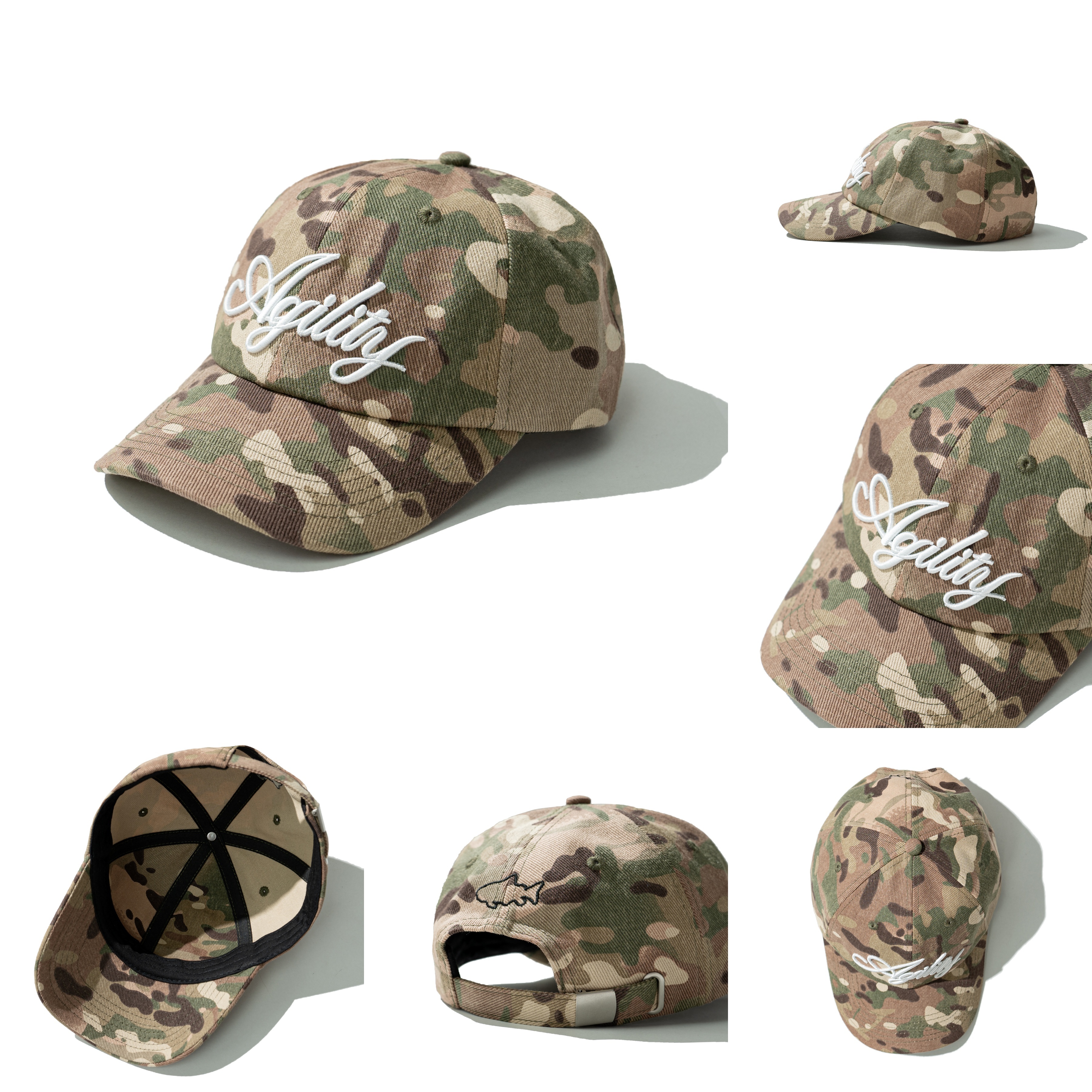 AGILITY Cursive Camo Cap 草寫迷彩 棒球帽 [CA9]