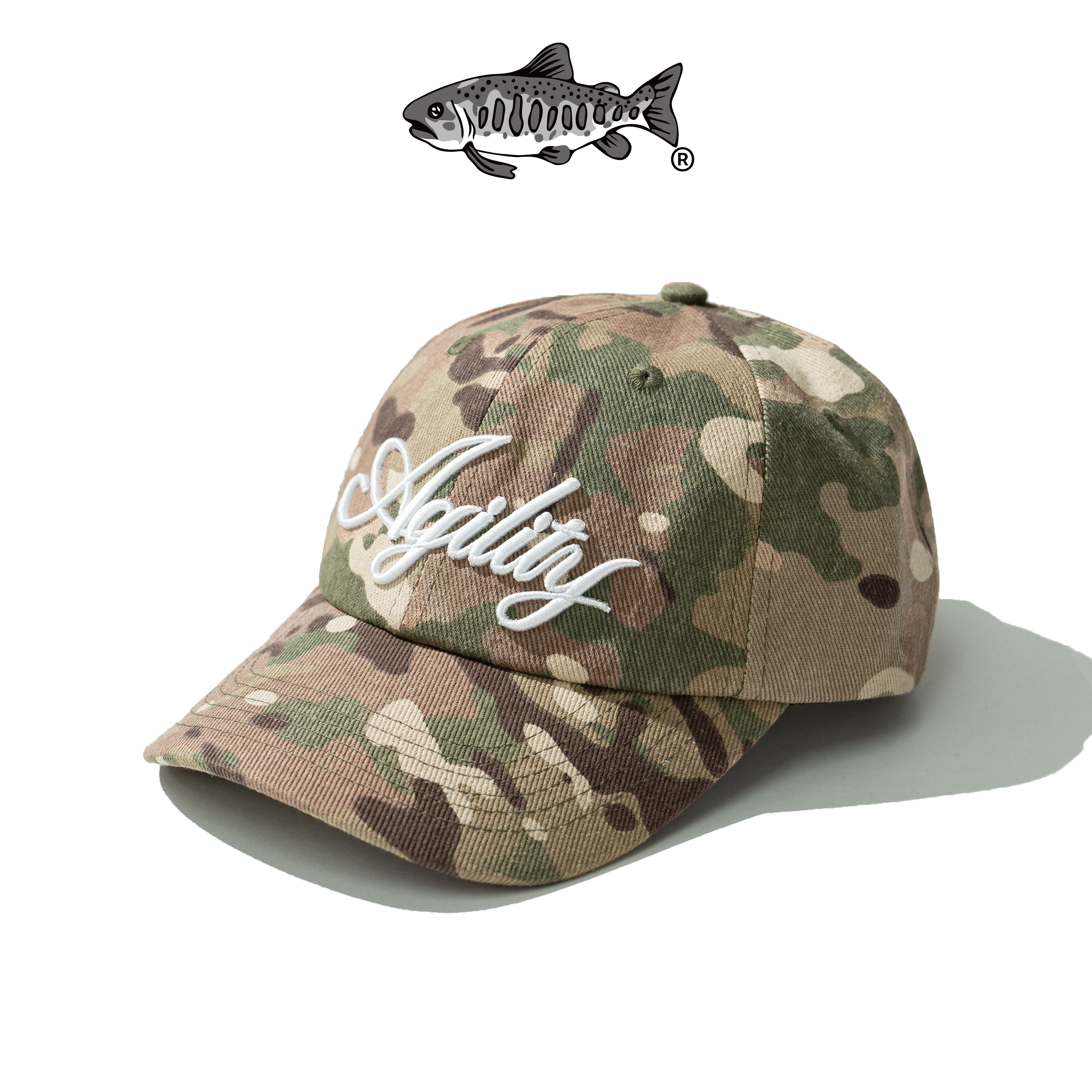 AGILITY Cursive Camo Cap 草寫迷彩 棒球帽 [CA9]