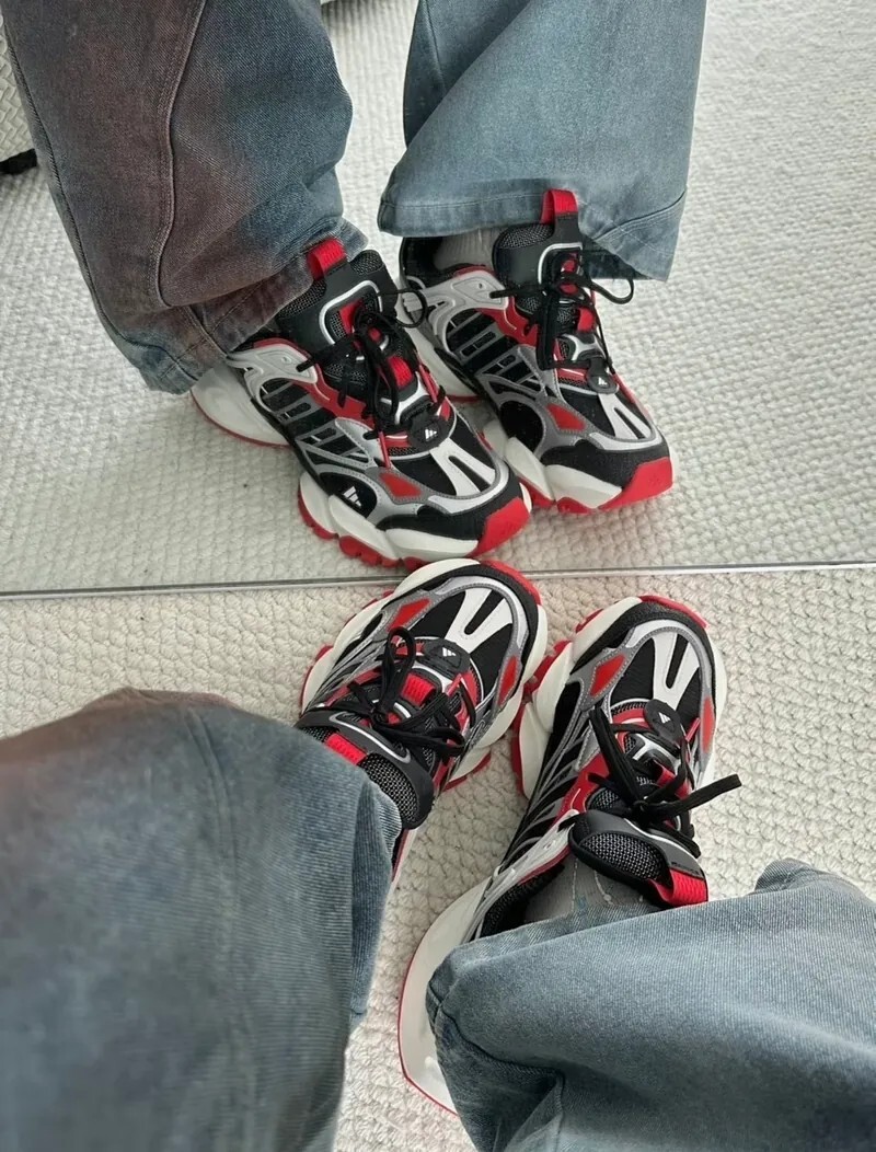 iSNEAKERS｜Adidas vento XLG DELUXE 黑紅 巴黎世家平替款 IH0615