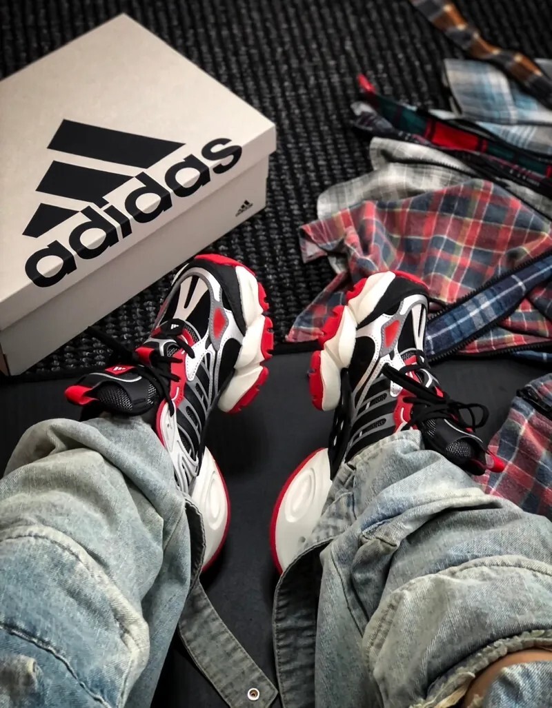 iSNEAKERS｜Adidas vento XLG DELUXE 黑紅 巴黎世家平替款 IH0615