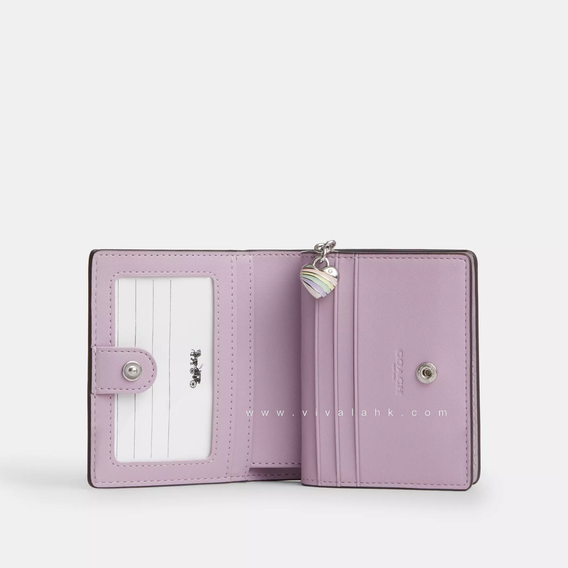 Coach -  對摺短銀包 (厚款) (C字壓紋牛皮) (CDF21)