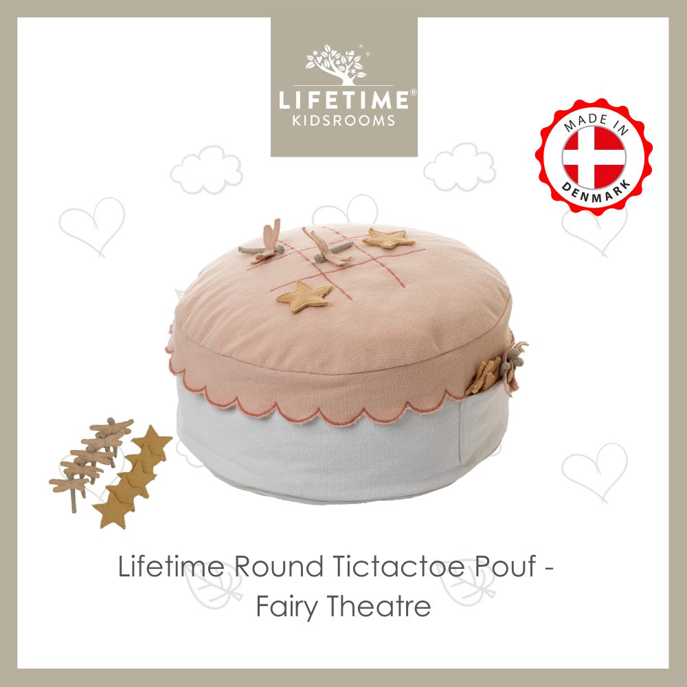 Lifetime Round Tictactoe Pouf - Fairy Theatre