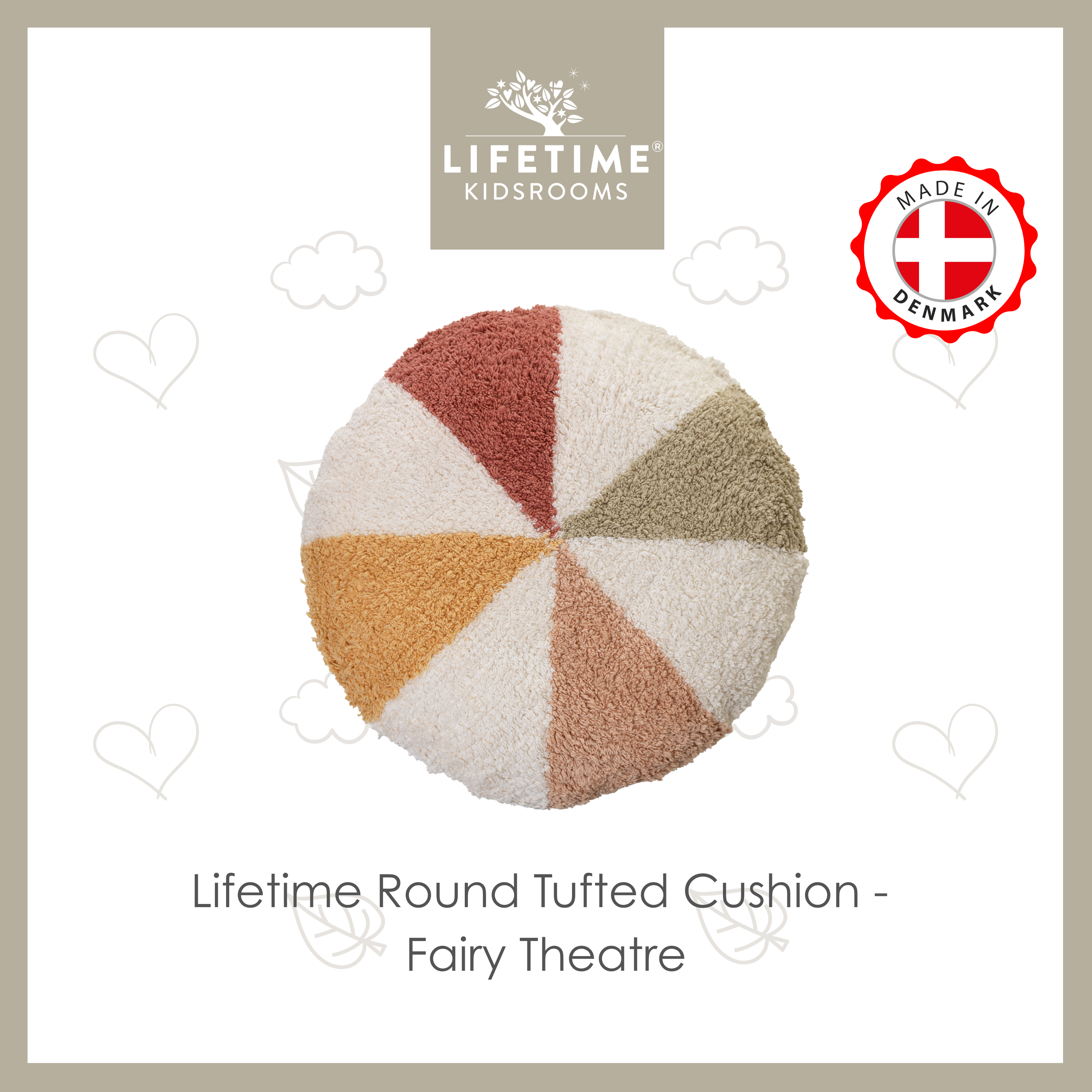 Lifetime Tufted Cushion - Fairy Theatre