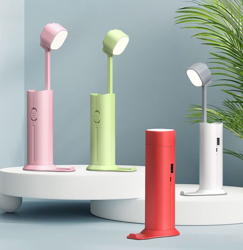 兩用護眼檯燈強光手電筒