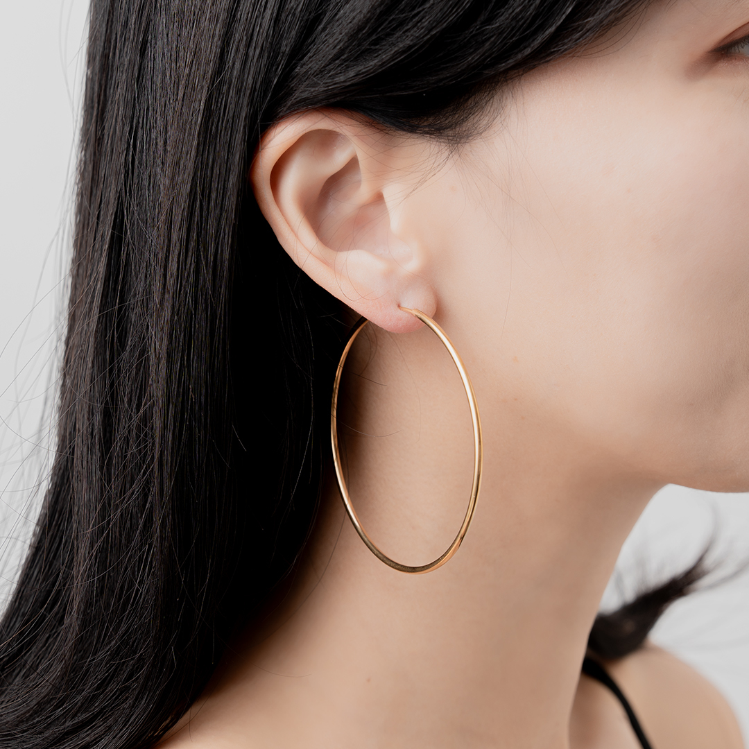 miramira純映｜簡約中圈型耳環D5713-金89074