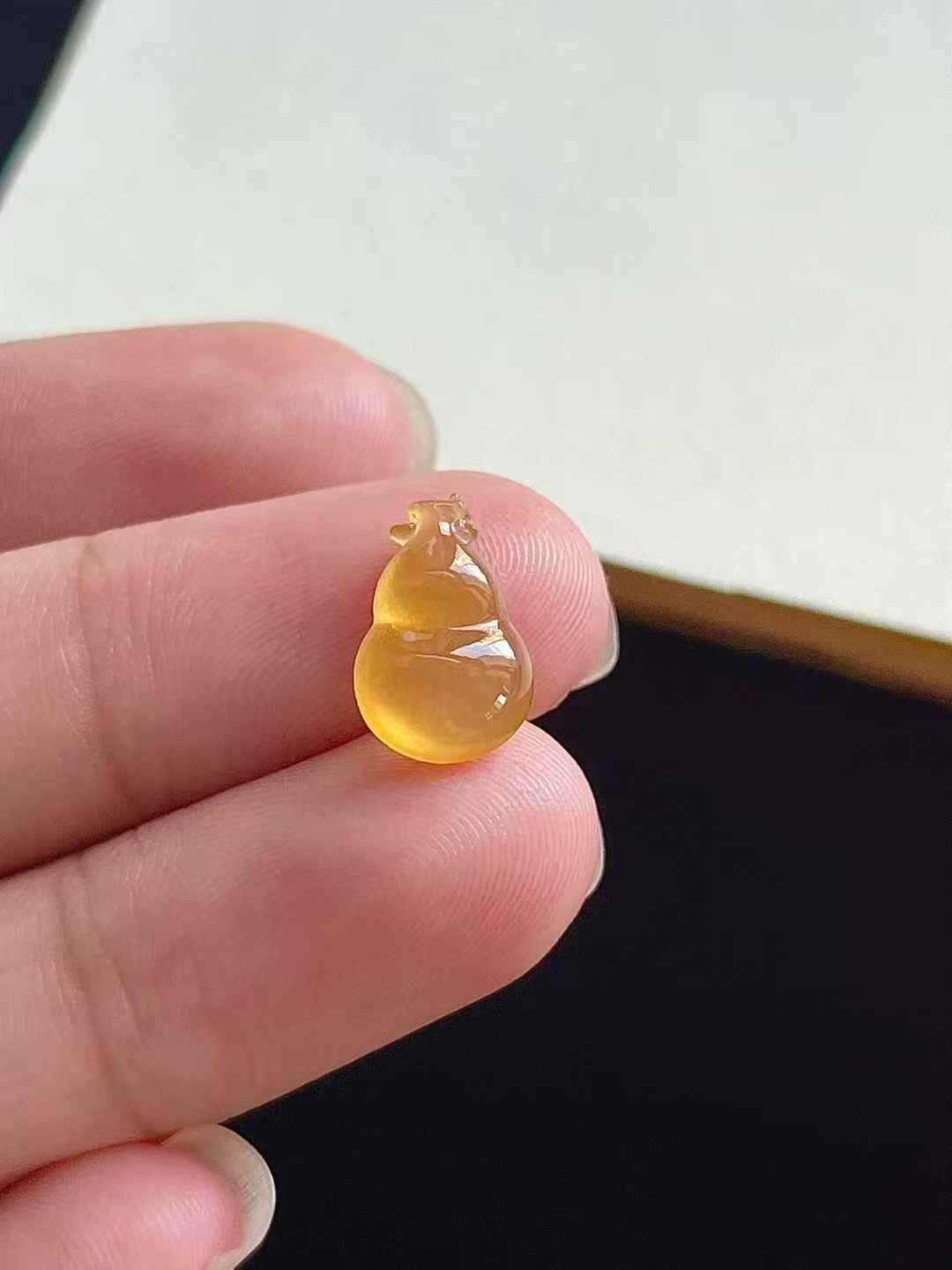 118326 翡翠黃翡葫蘆