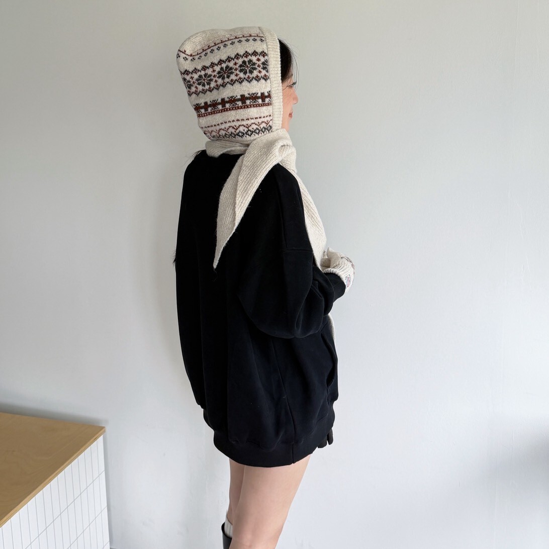 週末亮點get! 費爾島花紋毛帽