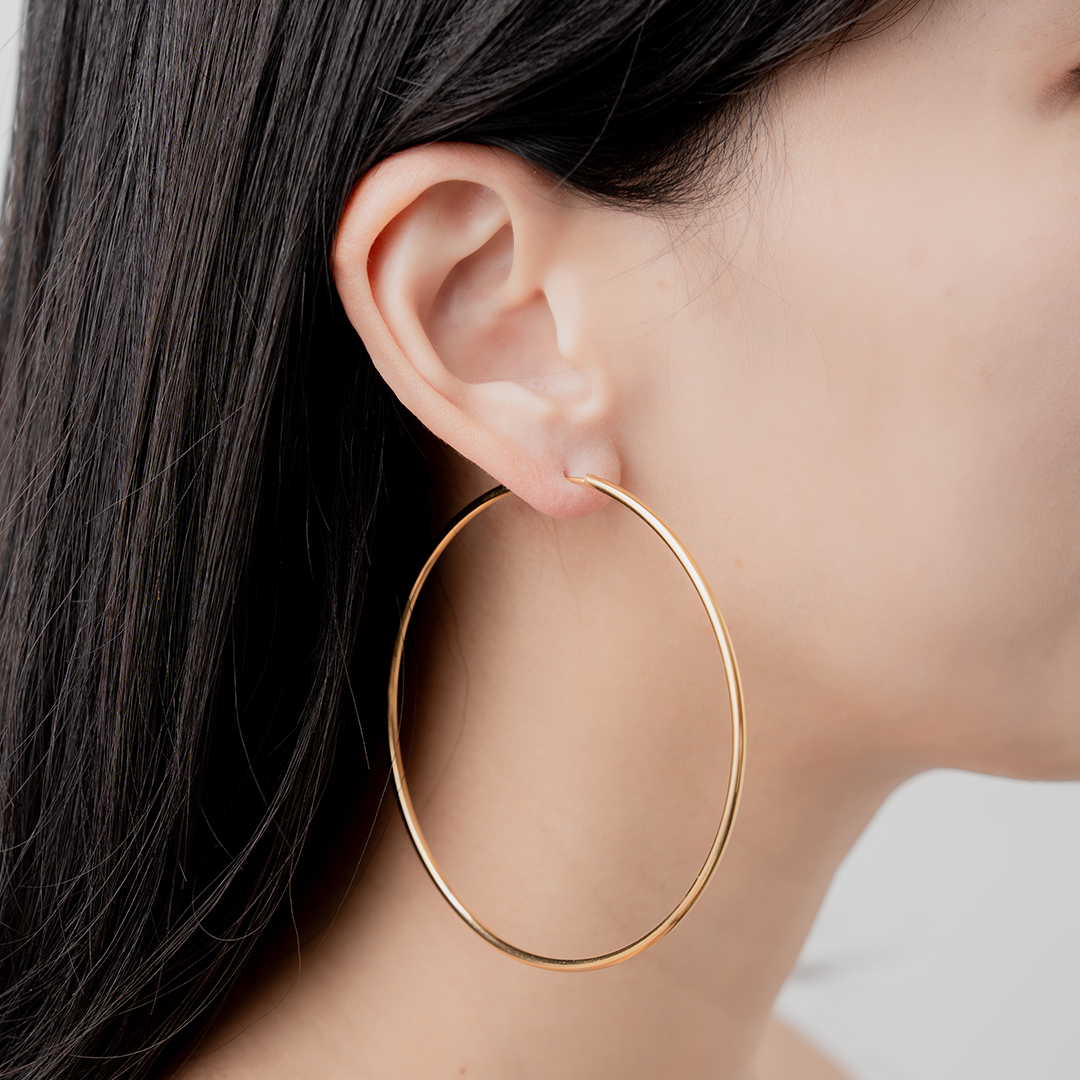 miramira純映｜簡約大圈型耳環D5714-金89098