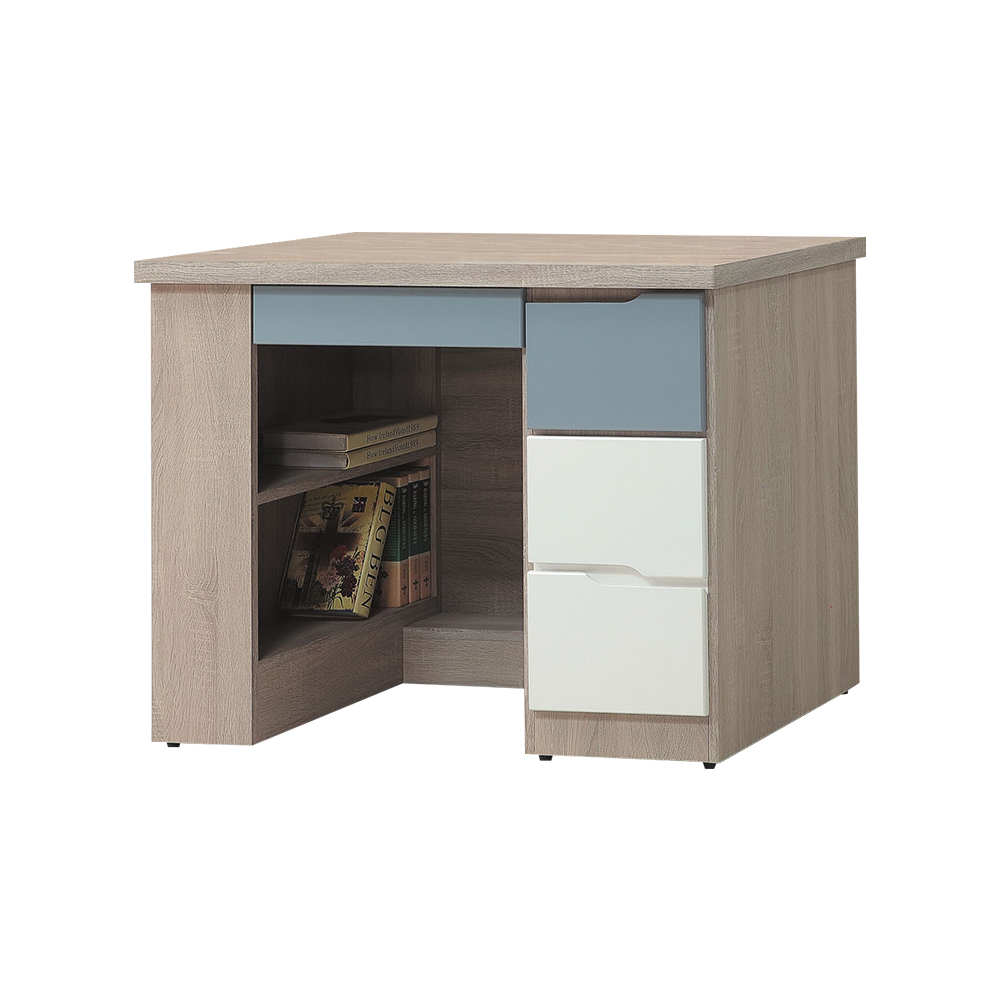 伍迪3.5尺四抽書桌(下座)