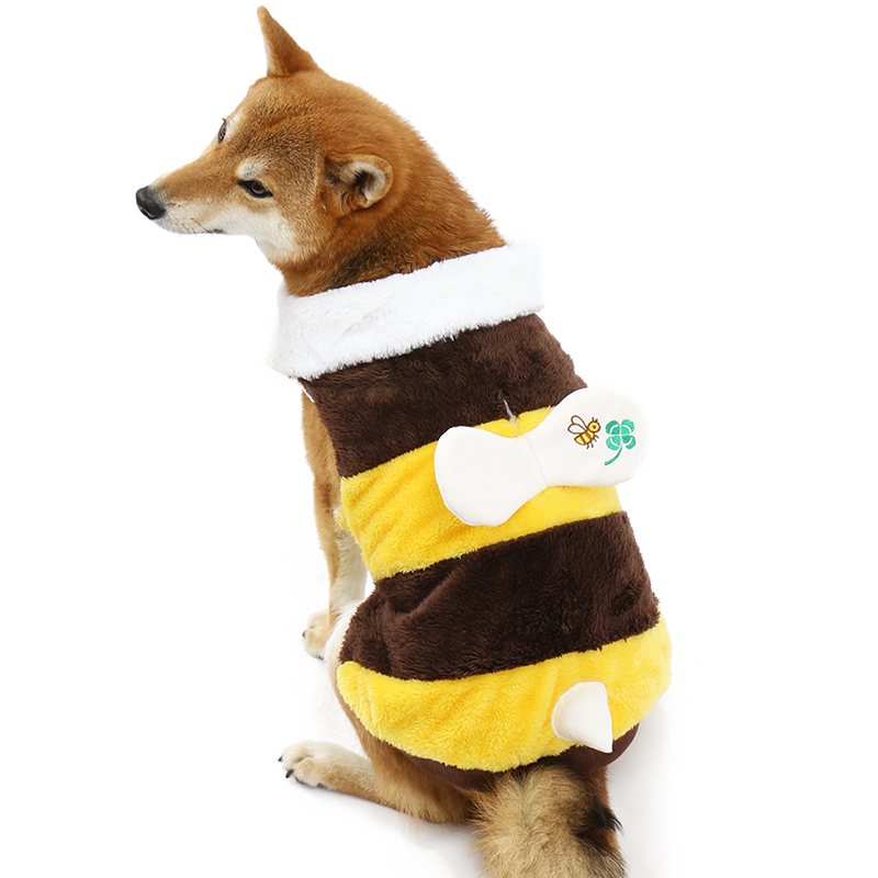 【PET PARADISE】  寵物衣服-保暖蜜蜂 M