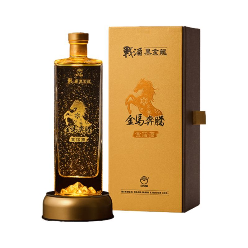 金門高粱46度 金馬奔騰金箔酒