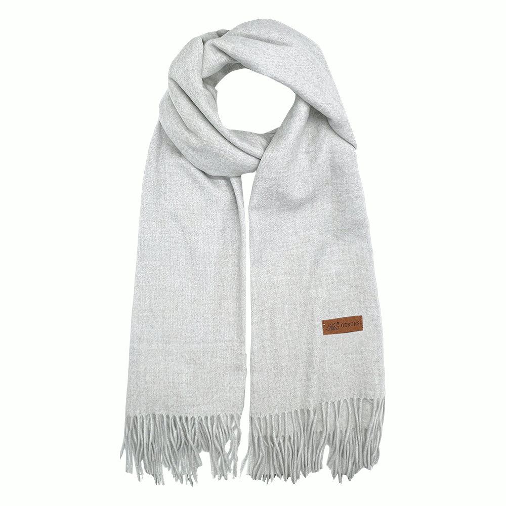 靜謐羊毛天絲混仿披肩圍巾 (4色) 43CC7014