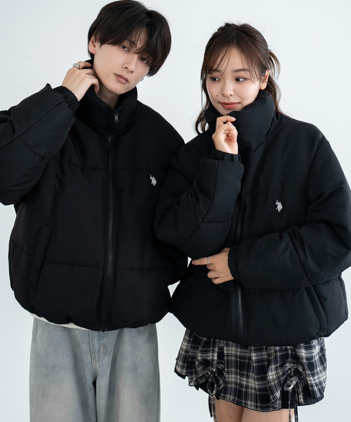 <史無前列大降價>U.S. POLO ASSN. 日本限定 小Logo 立領 羽絨外套 防寒 拉繩 三色