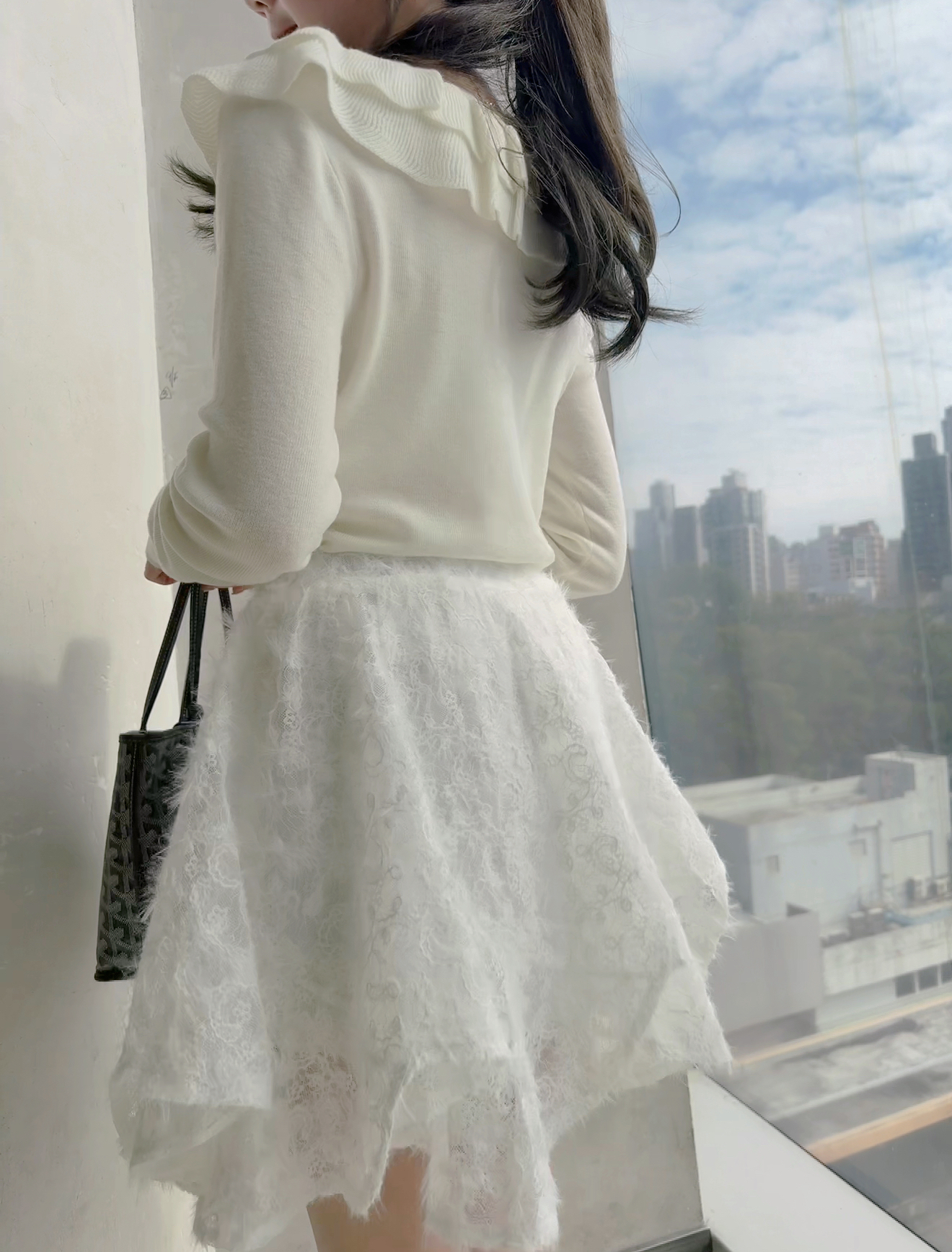 *BJ2 MADE SERIES* THE SCULPTED BLOOMFLARE LACE SKIRT （短裙版）260128
