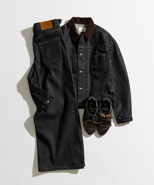 <版型超好看..> 日本 WETTEMPT 繫帶  寬直筒 丹寧 長褲 兩色