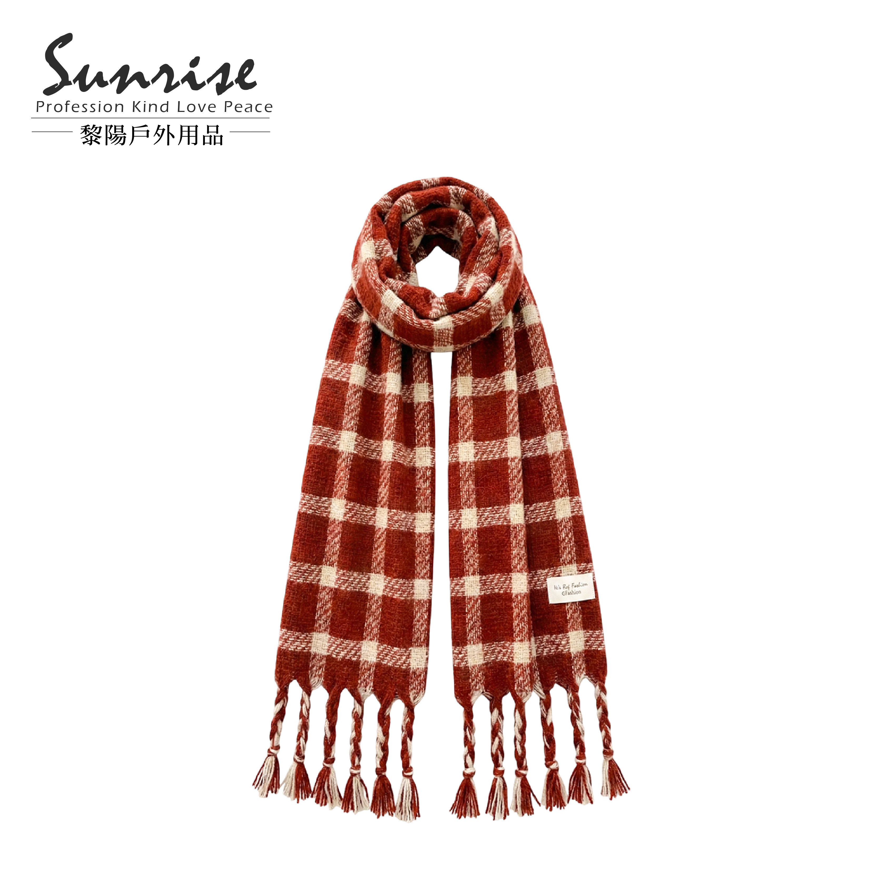 英倫羊毛天絲混仿披肩圍巾 (4色) 43CC7012