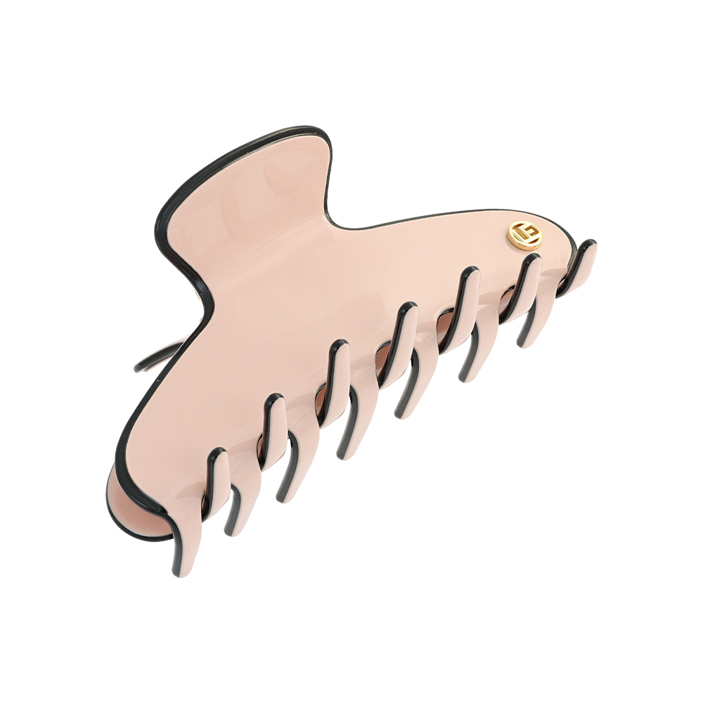 L. ERICKSON 滾邊雙色抓夾〈粉紅 / 黑〉