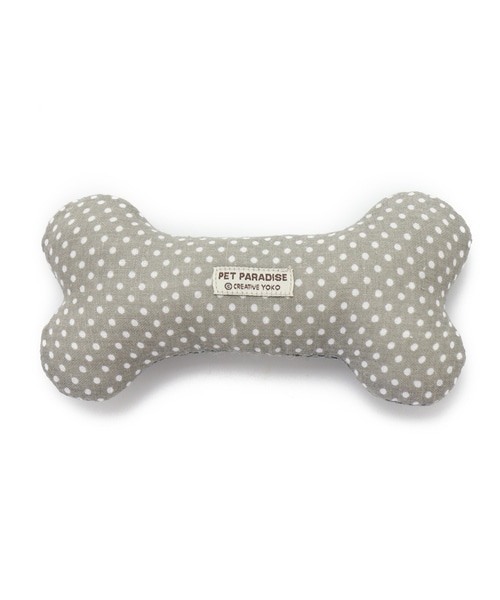 【PET PARADISE】寵物玩具-骨頭 點點灰
